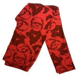 Lularoe leggings Red Frankenstein OS Halloween